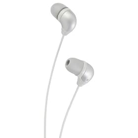 JVC HA-FX34-SE - In Ear Marshmallow Headphones - Silver