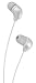 from JVC JVC HA-FX34-SE - In Ear Marshmallow Headphones - Silver Model HA-FX34-SE