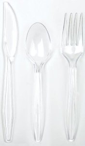 Clear Forks Knives & (80 each)