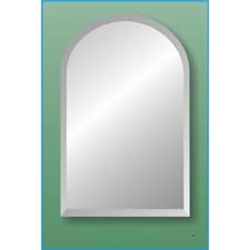 Buy 18 X 36 Arch Frameless Mirror by Span Craft Glass now!