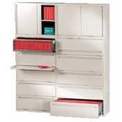 HON(R) 700, 42 Wide Lateral File, 2 Drawers, 28 3/8H x 42W x 19 1/4D, Putty