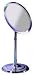 Zadro Single Sided Pedestal Vanity Mirror, Chrome Finish