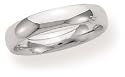 18k White Gold 4mm Comfort Fit Women's Wedding Band