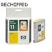 Genuine Original HP Hewlett Packard No11 11 yellow C4838A C4838AE printer ink - print inkjet cartridge for Designjet Officejet Business Inkjet - RECHIPPED by Amaozn Seller for extended  life.