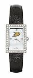 Anaheim Ducks Women's Allure Watch with Black Leather Strap