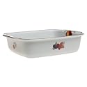 Royal Worcester Evesham Gold Porcelain 12x 9-1/2-Inch Rectangular Handled Dish
