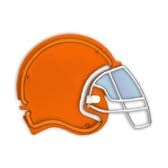 Cleveland Browns Neon Football Helmet - Super Bowl Neon Lamp by Extreme Sports Neons