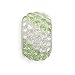 Sterling Silver Charm Bracelet Bead Pave Light title=
