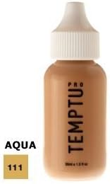 TEMPTU PRO Aqua Airbrush Makeup 1 Ounce Bottle of Golden Tan (#111) Aqua Airbrush Foundation Makeup by Temptu Pro