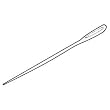 PLASTIC SEWING NEEDLES 2/PKG-