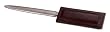 Genuine Dark Brown Bonded Leather Letter Opener