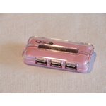 PINK 4 PORT PASSIVE HUB USB2