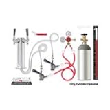 Double Tap Tower Refrigerator Conversion Kit (Stainless Steel Tower w/ 5 lb ....