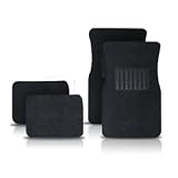 Car Floor Mats Ultra Premium Carpet Black 4 Piece Set