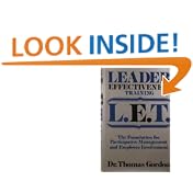 Leader Effectiveness Training L.E.T. by  Thomas Gordon
