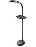 Verilux Original Natural Spectrum Deluxe Floor Lamp, Burl