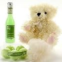 Bain D' Esprit - Green Apple Bath and Body Spa Gift Set with Teddy Bear