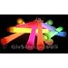 24 Thick mixed colour glow sticks 150mm x 15mm