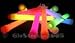 24 Thick mixed colour glow sticks 150mm x 15mm