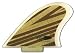 LokBox Fish CI Surfboard Fin - Wood