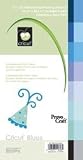 Cricut 6x12 Cardstock Pad 32/Sheets: Blues