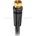 RCA VH625 25' RG-6 DIGITAL COAXIAL CABLE WITH GOLD PLATED F CONNECTORS (BLACK)