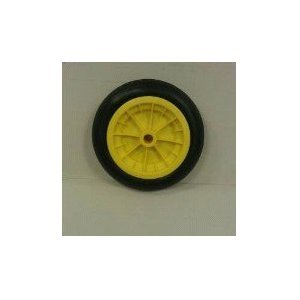 12"wheelbarrow Solid Wheel YELLOW/replacement for 14"pneumatic No More Punctures (Made In Uk)