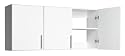 Prepac Elite Collection 54" Wall Cabinet with 3 doors