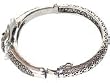 Girls Silver Bracelet Cuff Style Indian Jewelry 2.12 inches (brclt091)