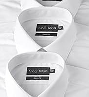 3 Pack Slim Fit Easycare Short Sleeve Plain Shirts