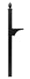 Architectural Mailboxes Decorative Side Mount Post Black