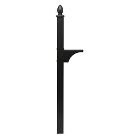 Architectural Mailboxes Decorative Side Mount Post Black by 