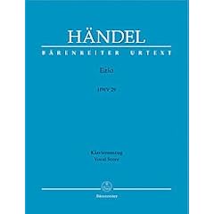 Ezio: Dramma per musica in tre atti HWV 29. Neuer Klavierauszug von Andreas Kr�hs basierend auf Band II/26 der Hallischen H�ndel-Ausgabe; B�renreiter ... Strohm; Mit ausf�hrlichem Vorwort (dt./engl.)