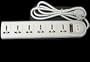 VCT - 220V/240V AC 13A Universal Power Strip / Surge Protector with 6 Universal Outlets. 50Hz/60Hz - 450 Joules. CE Certified. Max. 4000 Watt Capacity - Heavy Duty European Cord