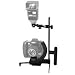 Electronics : Custom Brackets QRS-H2 35mm Camera Rotating Bracket with Roller Bearings, Swivel Leg, & Handle