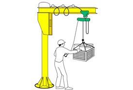 Collector Ring Assembly For Floor Crane