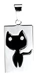 Black Kat Pendant - Collectible Medallion Necklace Accessory Jewelry