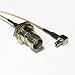 TNC Female Jack nut Connector Switch TS9 Right Angle Connector RG178 15CM 6