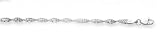 14K White Gold Bracelet - 7