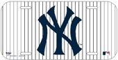 MLB New York Yankees Pinstriped License Plate