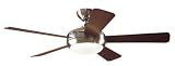 213%2BxHUbf7L. SL160  Hunter 21617 Palermo 52 Inch Energy Star Brushed Nickel Ceiling Fan with 5 Maple/Cherry Blades