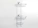 Croydex Qm344341 Twist Lock Shelf Chrome 3tier