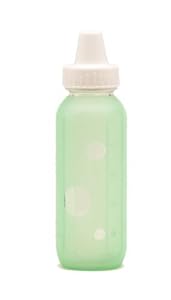 Silikids BPA Free Siliskin 8 oz Bottle in Aqua