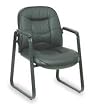 Dakota Designs 1HEH5 Side Leather Chair, Fixed
