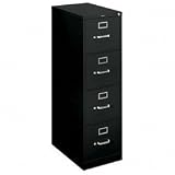 HONH414PP  4Drawer Letter File Vertical 15x22x4834 Black