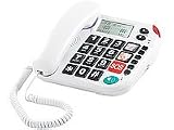 Produkt-Bild: simvalley Notruf-Senioren-Telefon XLF-80Plus mit Garantruf & SOS-Taste