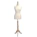 Size 10-12 Female Tailors Bust - Dressmakers Dummy - Mannequin - Display Bust complete with Deluxe Beech Stand