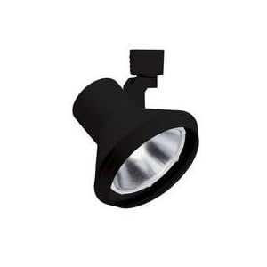 Juno Lighting R552BL Trac-Lites Flared Steps Line Voltage 75W PAR30 Lamp Holder, Black by Juno