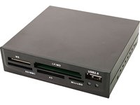 LogiLink Multi-Kartenleser 8,9 cm (3,5 Zoll) USB 2.0 intern mit USB Front Plastikgeh&auml;use Preisvergleich
