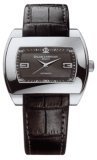 Baume & Mercier Watches, Baume & Mercier Hampton City Mens Black Leather Strap Grey Dial Steel Automatic Watch 8343, Mens Watches, Mens Baume & Mercier Watches
